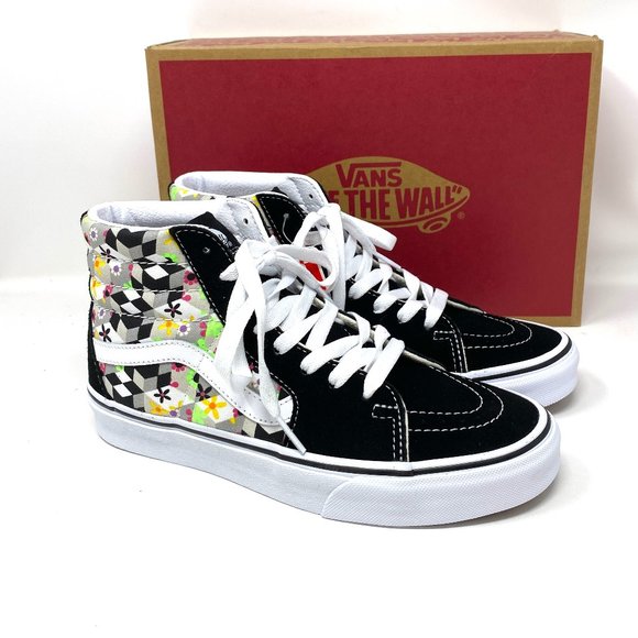 VANS SK8-Hi Checker Cube Black Canvas High Top SB Sneakers Women's VN0A32QG3XR - Picture 11 of 16